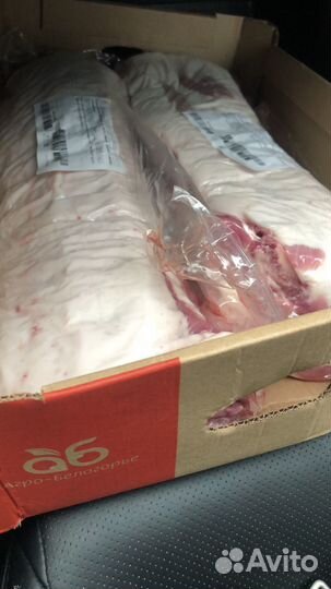 Мясо свинина корейка на кости охлажденная