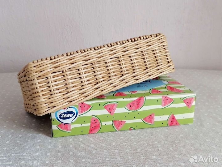 Салфетница плетёная, ручная работа