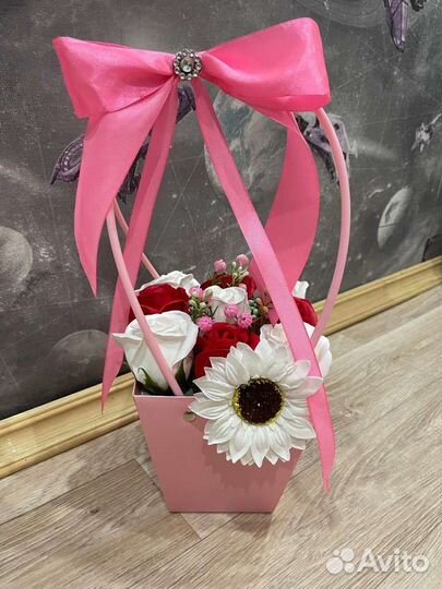 Цветы из мыльных мыла