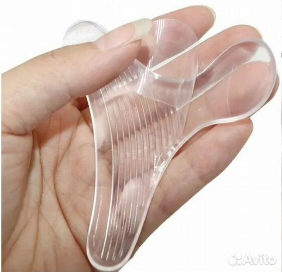 Силиконовые накладки 8см Х 9см на обувь для пяток