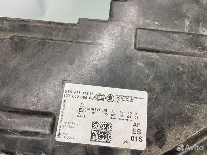 Фара skoda kodiaq