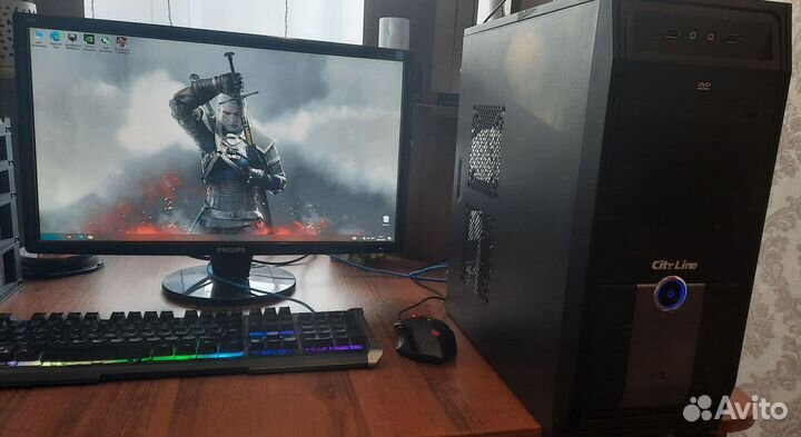 Игровой пк i5 4590/GTX 1650/8GB/SSD