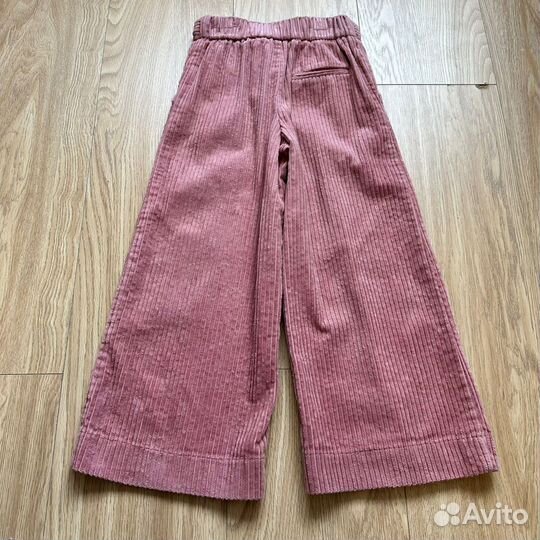 Вещи(брюки и 2 лонга) для девочки zara 7/8 лет