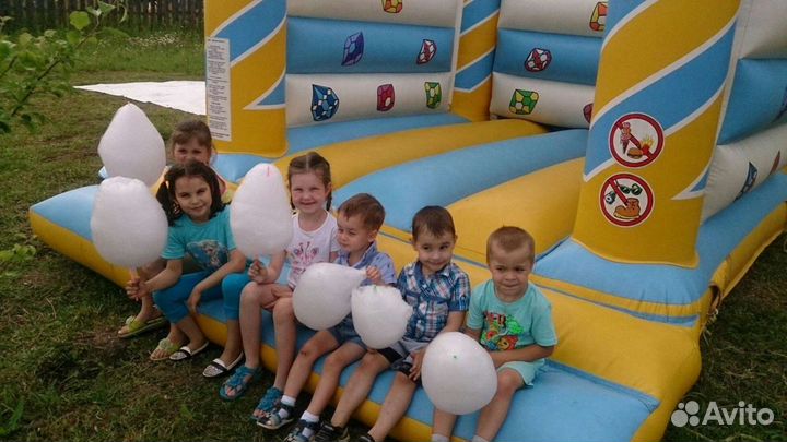 Батут в аренду,сладкая вата на ваш праздник