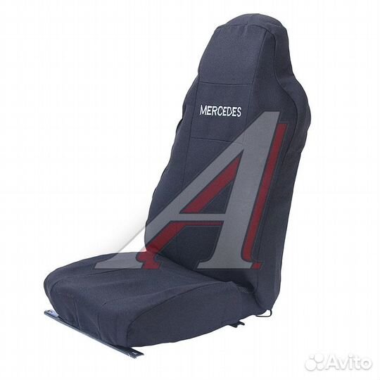 Авточехлы mercedes Actros (12) жаккард черные комплект АВТОРЕАЛ