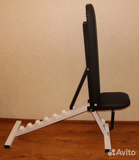 Силовая скамья + гантели по 16.5 кг каждая