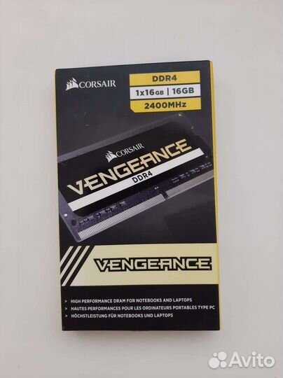 Оперативная память Corsair vengeance 16GB sodimm