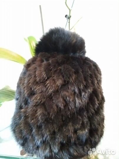 Шапка-вязанная норка