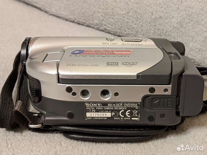 Видеокамера sony dcr-dvd105e