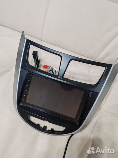 Рамка 2din solaris с магнитолой Teyes cc2l 1+16GB