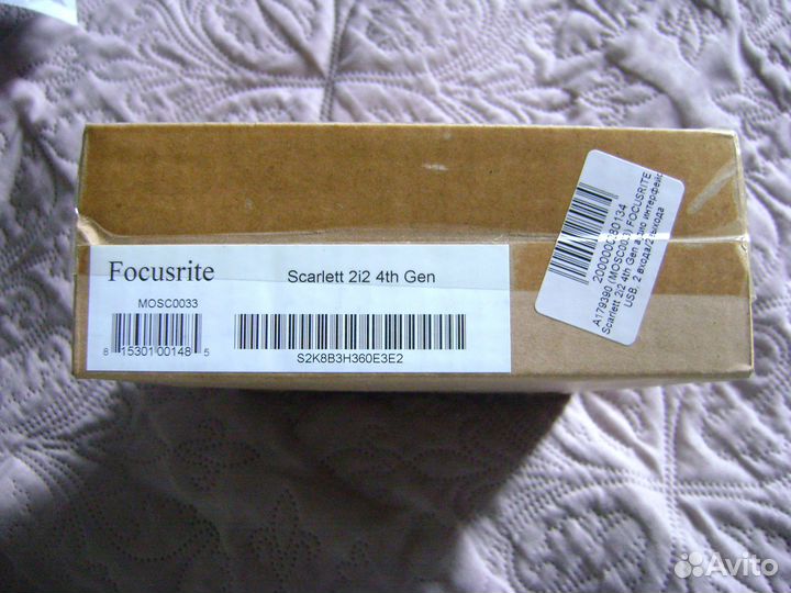 Аудиоинтерфейс Focusrite Scarlett 2i2 4th Gen