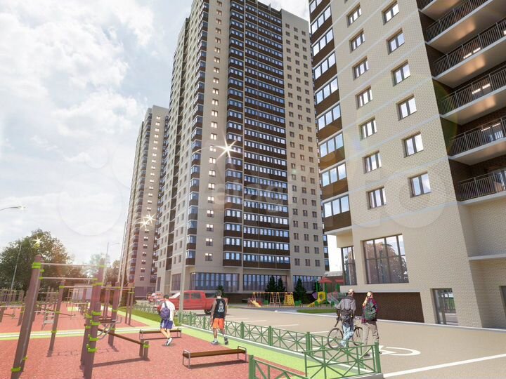 2-к. квартира, 50,1 м², 13/25 эт.