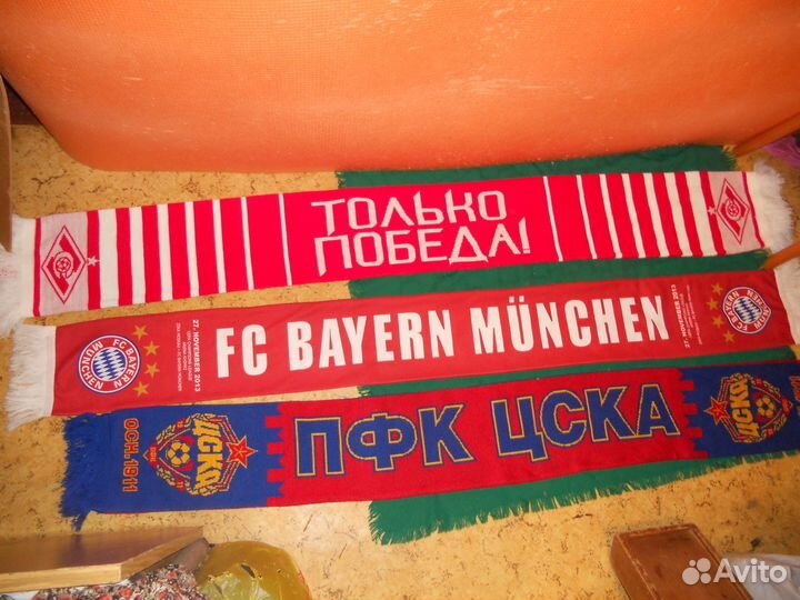 Шарфы фанатские розы Спартак цска Bayern Munchen