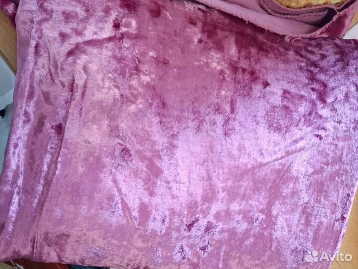 Плюш СССР винтаж желтый