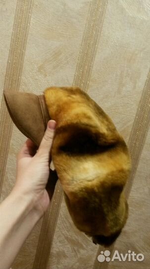 Стильный берет натуральный