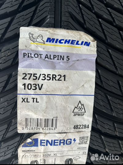 Michelin Pilot Alpin 5 275/35 R21 и 315/30 R21 105V