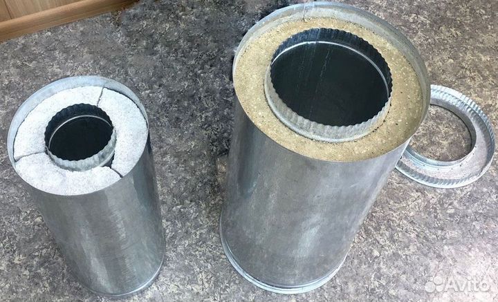 Дымоход сэндвич огнеупорный, срок службы до 30 лет