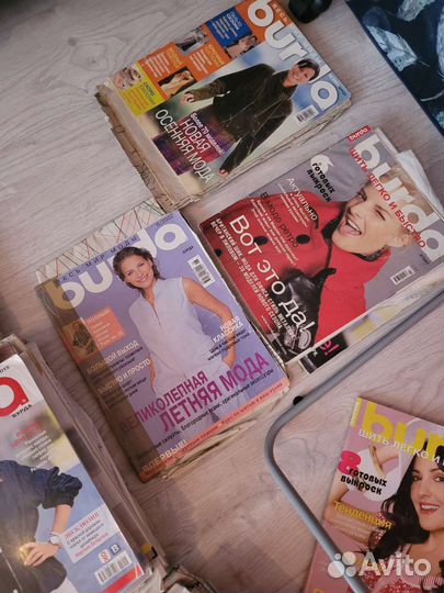 Журналы бурда,моден