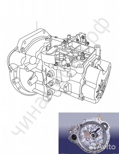МКПП Chery Fora A21 SQR484F 2.0
