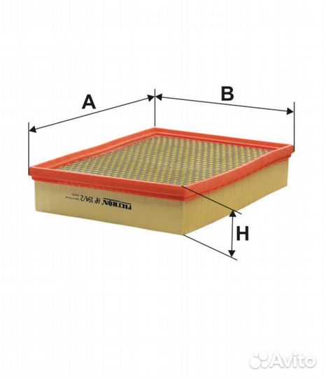 Filtron AP194/2 Фильтр воздушный ssangyong