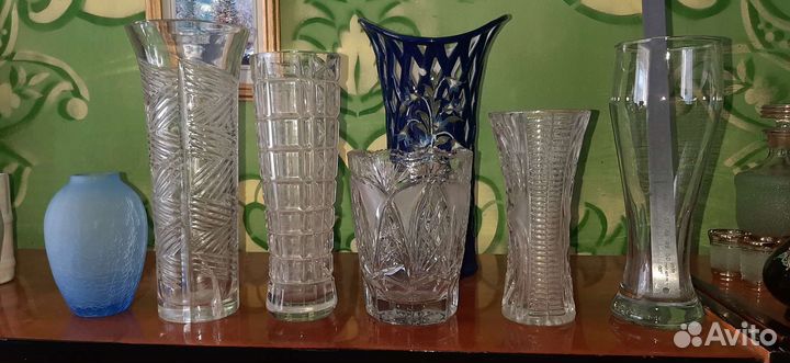 Хрустальные вазы, салатники СССР, винтаж