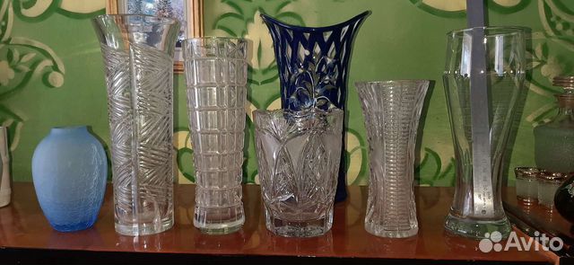Хрустальные вазы, салатники СССР, винтаж