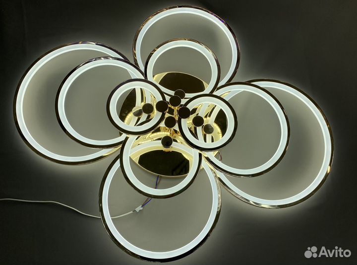 Люстра светодиодная Флоренция 10 ламп Пульт