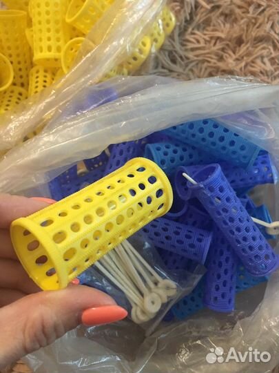 Бигуди пластмассовые