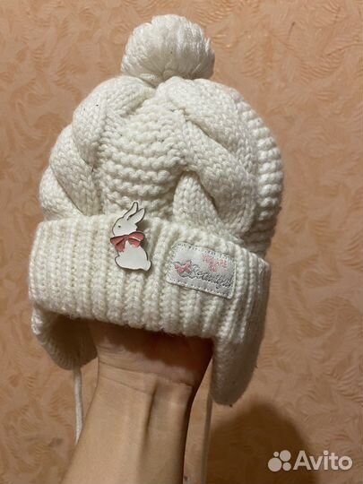 Шапка, кепка для девочки на годик