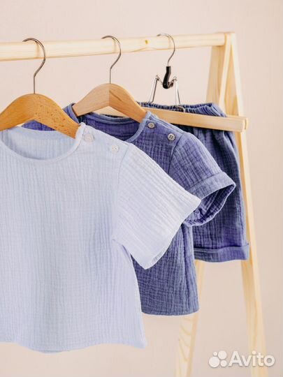 Футболка и штаны из муслина