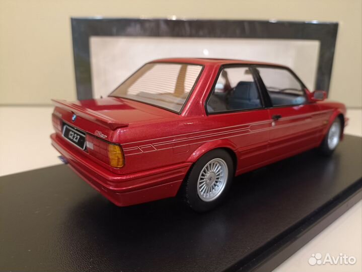 BMW Alpina C2 (E30) 1988 г. Красный 1:18