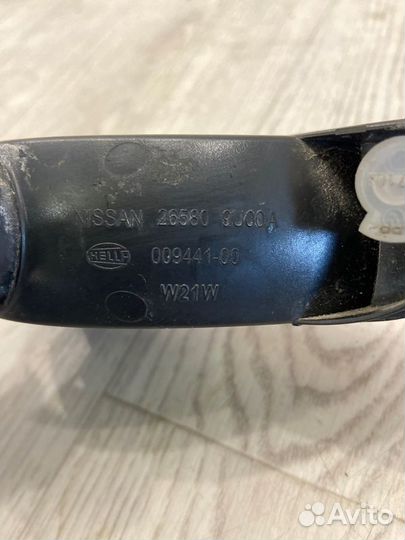 Фонарь противотуманный задний Nissan Note E11