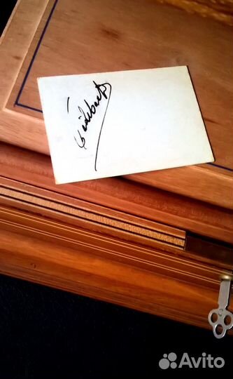 Фидель Кастро - 2 автографа + предметы - комплекс