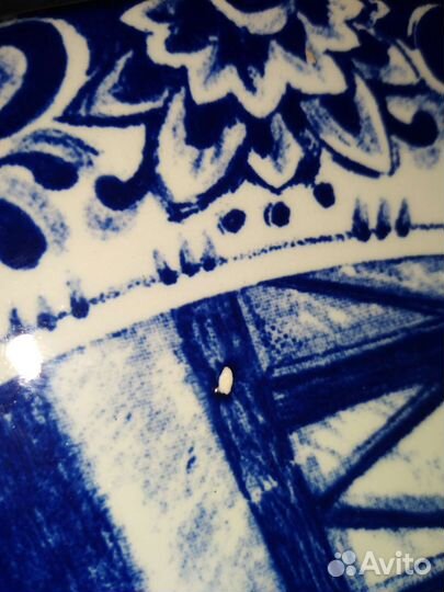 Домик Bols, тарелка Delft