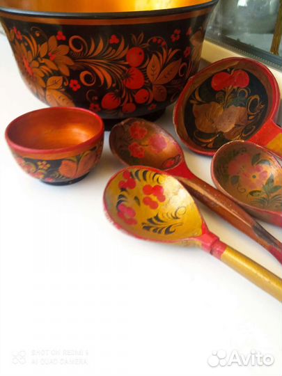 Посуда хохлома