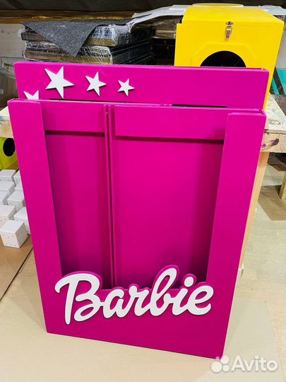 Коробка barbie фотозона