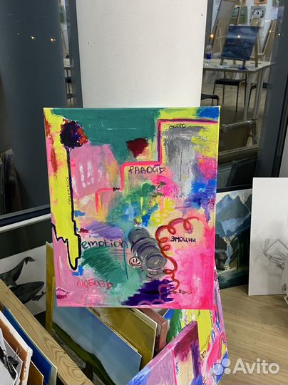 Интерьерная картина абстракция