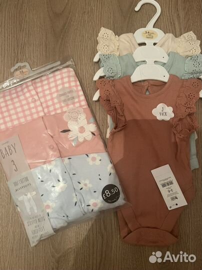 Комбинезоны слипы George 3-6 мес