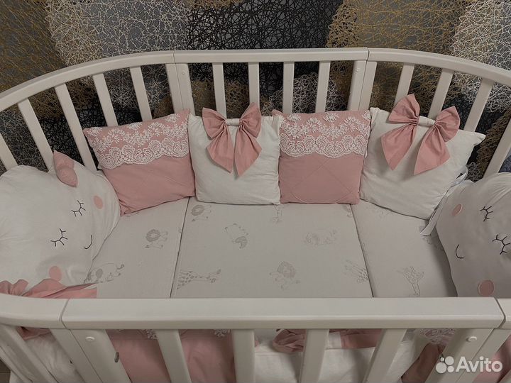 Бортики в детскую кроватку