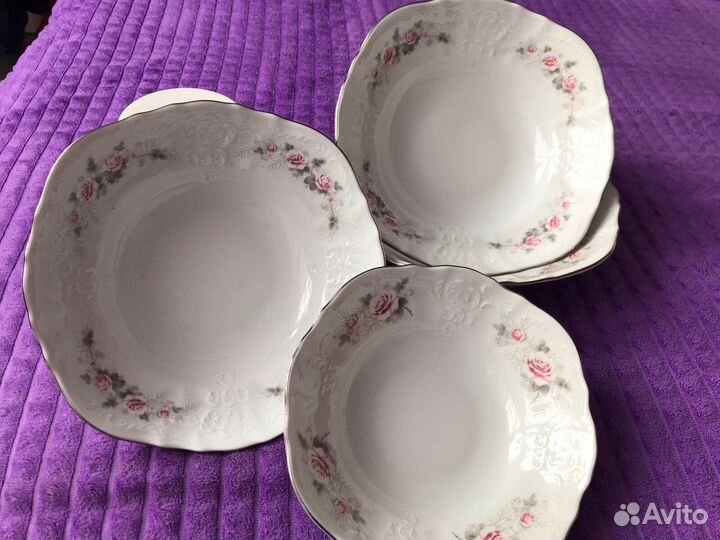 Салатники Чехия фарфор новые