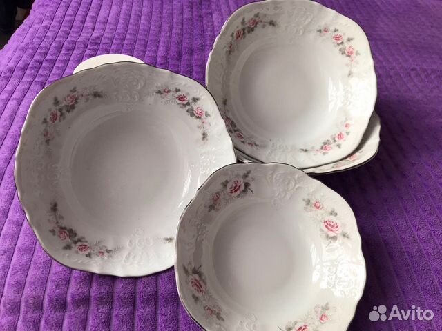 Салатники Чехия фарфор новые