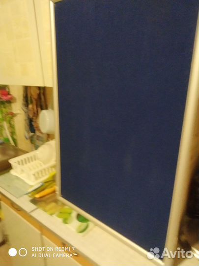 Доска для заметок и объявлений 90х60 см