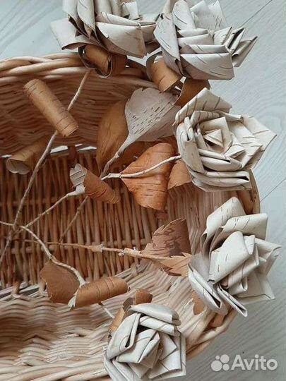 Цветы из бересты