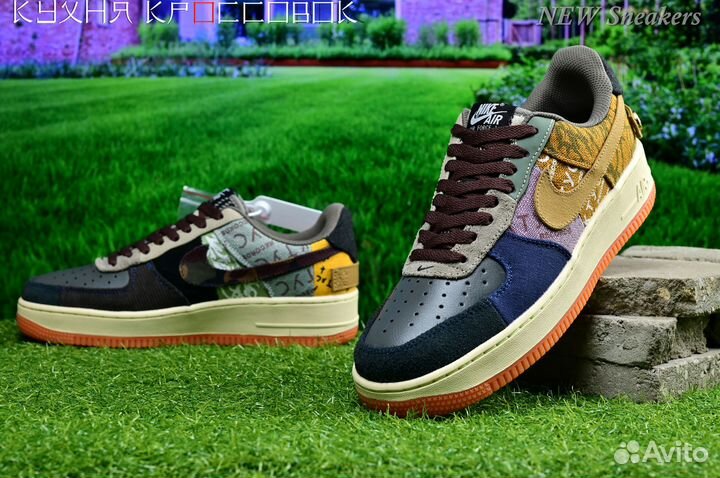 Кроссовки Nike Air Force 1 Low Travis Scott, 44