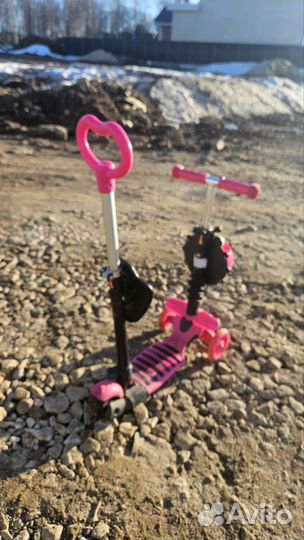 Самокат детский трехколесный без сиденья