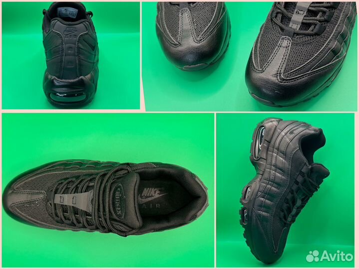 Блатные Кроссовки Nike Air Max 95 Black Новые