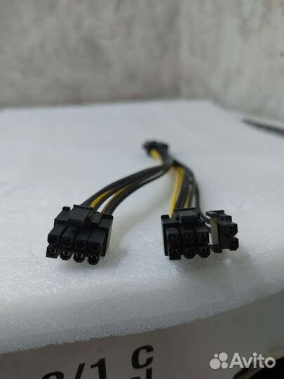 Удлинитель раветвлитель 8pin на 2 6+2pin