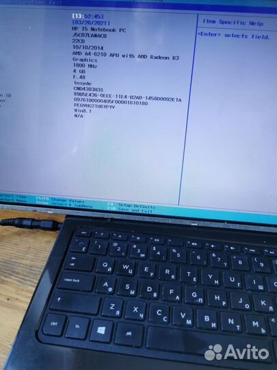 Материнская плата HP 15-g 764264-501 a4-6210