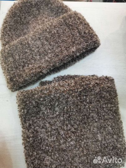 Шапка+шарф хендмейд