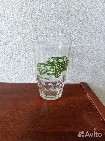 Коллекционный стакан СССР LADA - 1600
